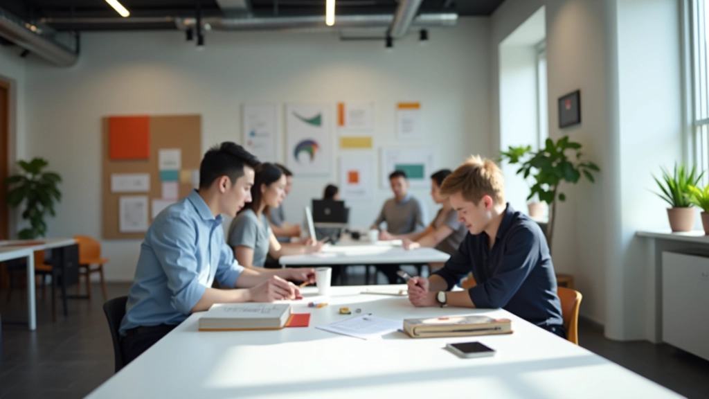 BrandVision Studio design workspace with team collaboration and brand materials
