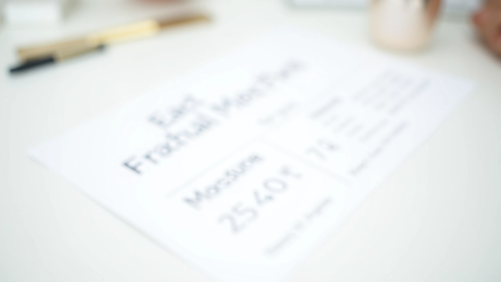 Typography scale showing different font sizes and weights for headings and body text on white background